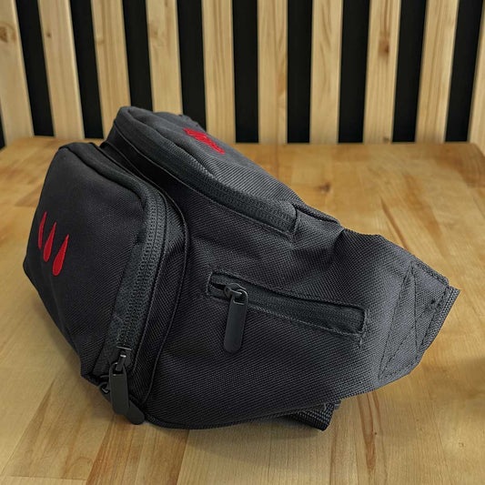 Riñonera gotas rojas