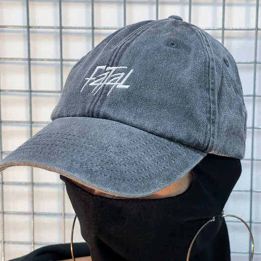 Gorra Fatal - Negro desgastado