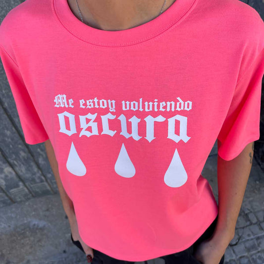 Crop Me estoy volviendo oscura - Rosa