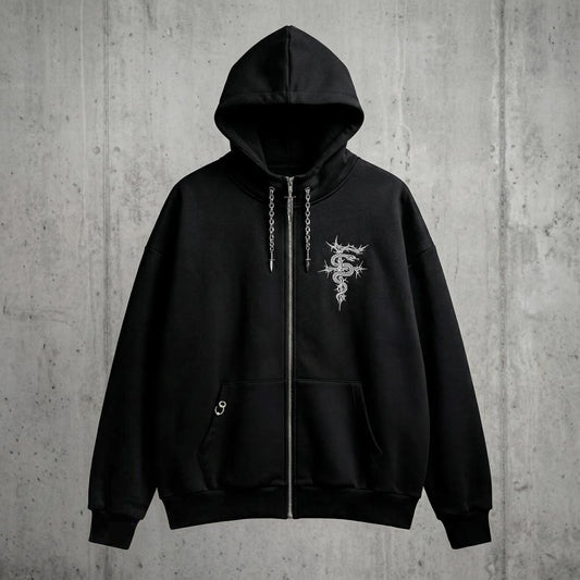 Sudadera cremallera - Puñales