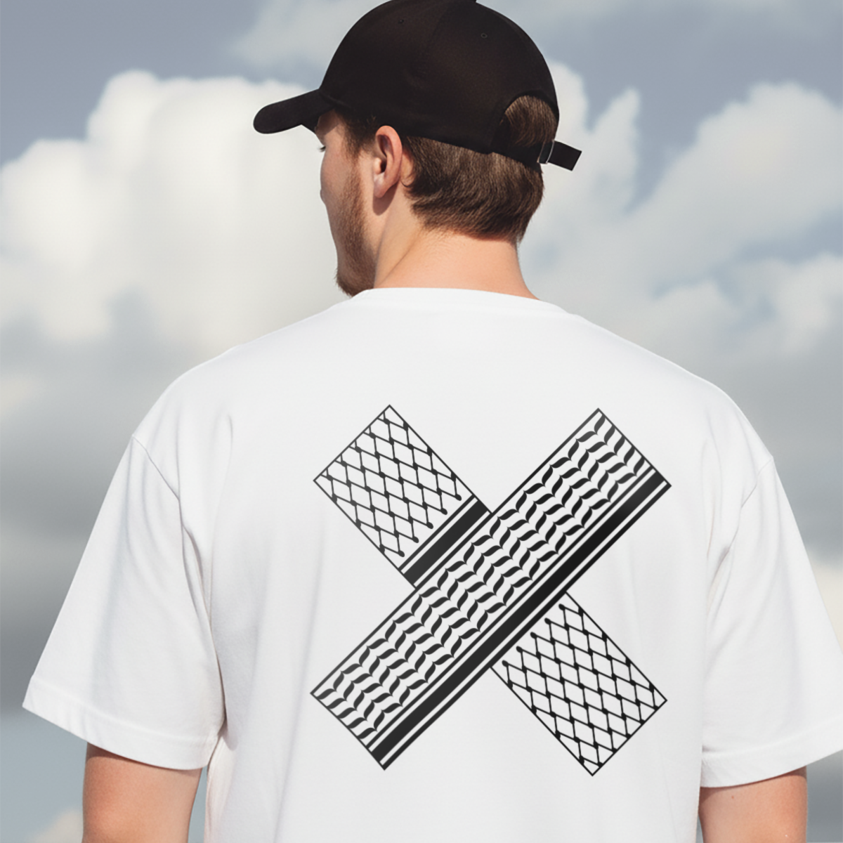 Camiseta PALESTINA blanco