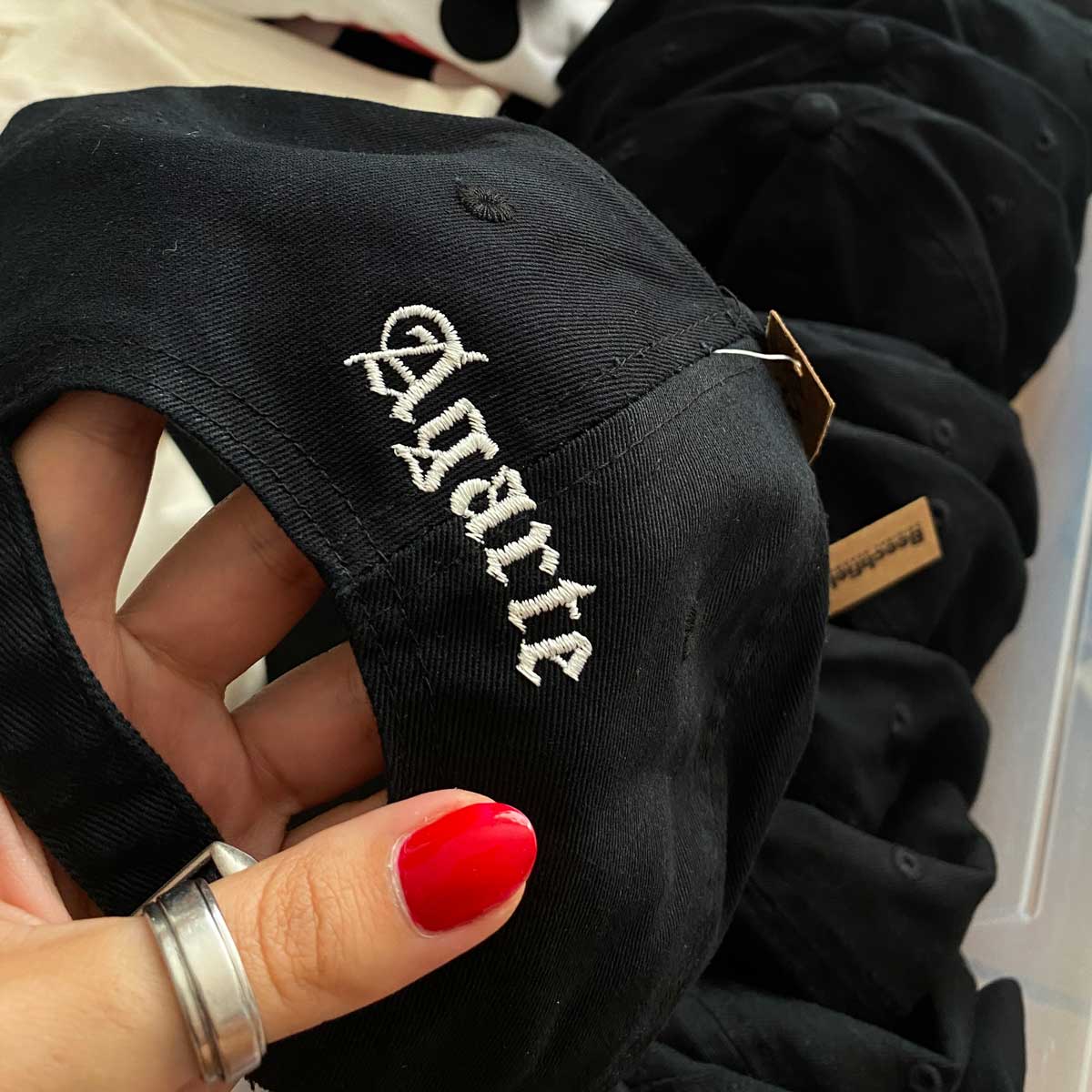 Gorra Gotas - Blanco