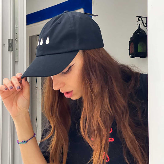 Gorra Gotas - Blanco