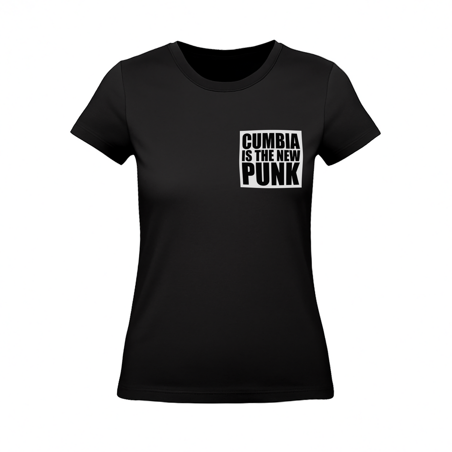 Camiseta CUMBIA PUNK negro