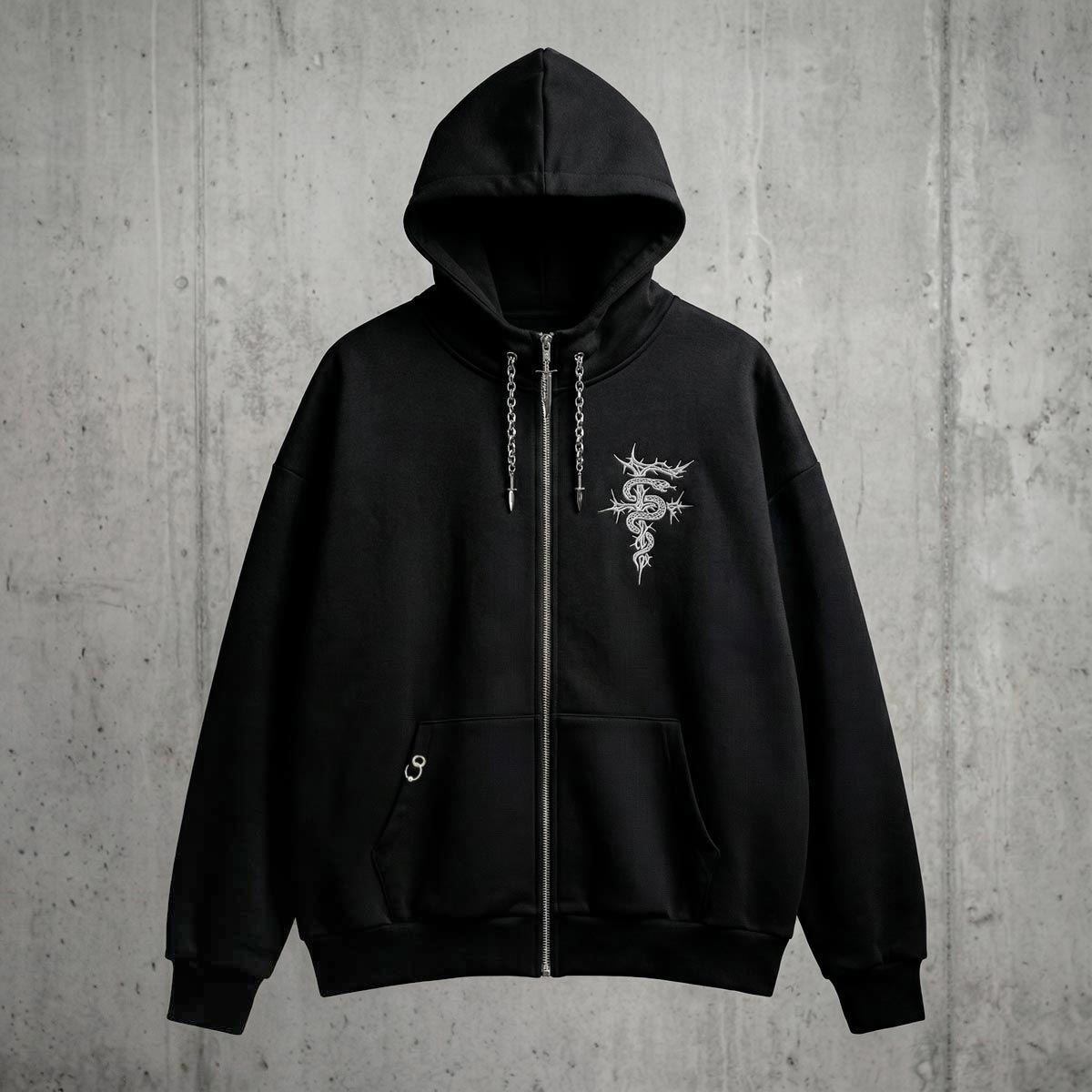 Sudadera cremallera - Puñales