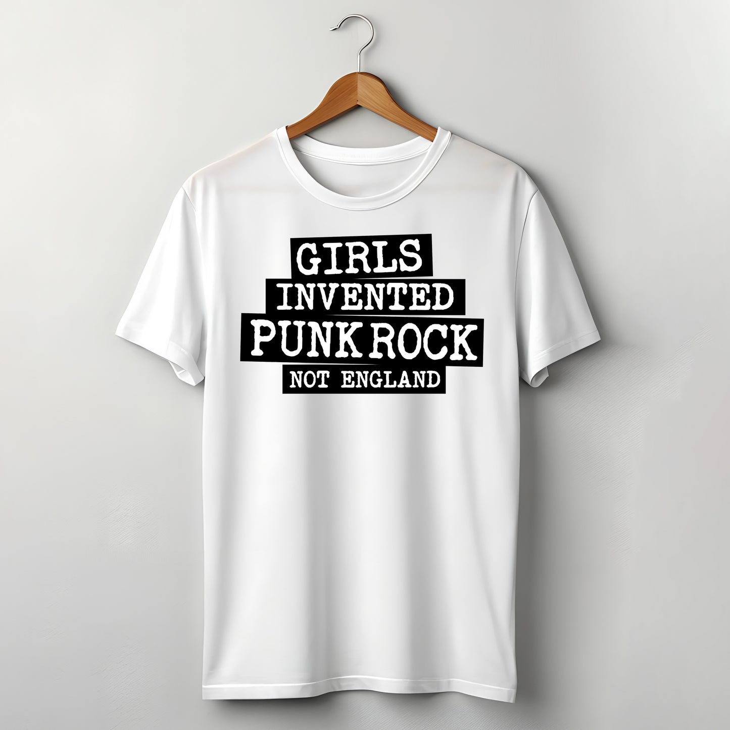 Camiseta PUNK ROCK blanca