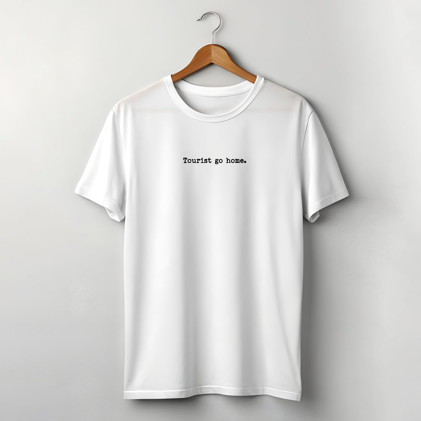 Camiseta GO HOME blanca