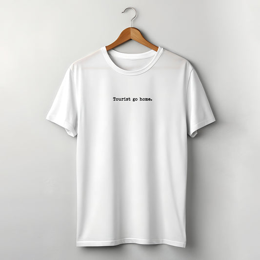 Camiseta GO HOME blanca