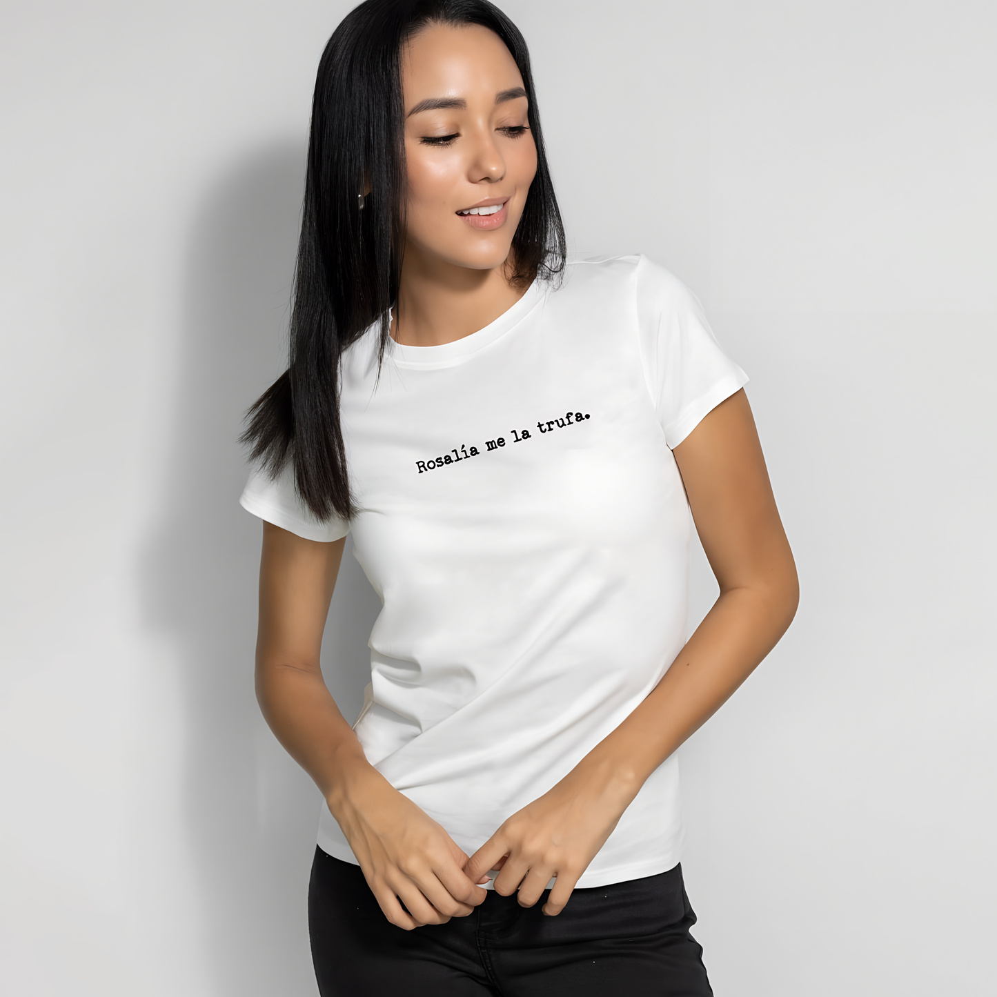 Camiseta Rosalía blanca - Chica